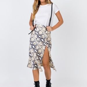 Princess Polly Verona Midi Skirt Snakeskin